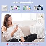 88W Max USB C Charger Plug for Huawei Mate 60 Pro P60 Air, ACAGET 80W 66W SuperCharge Power Adapter UK 2 Port, 6A/1M Type C to Type C Cable for Honor Magic 6 Pro RSR V3 7 Lite 4 50 70 90 Pad 2 X9d - Image 8