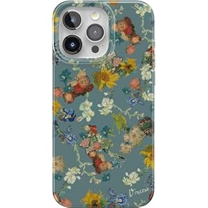 Casely iPhone 15 Pro Case | Van Gogh’s Flowers | The Van Gogh Museum 50th Anniversary | Classic Case | Compatible with MagSafe and Action Button