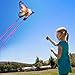 HONBO Butterfly Kites for Kids & Adults, Easy to Fly for Beginners, Each Kite with 300ft Line Handle,Beginner Kite for Kids Ages 4-8,Beach Kites for Outdoor Activities & Family Trip(Pink)