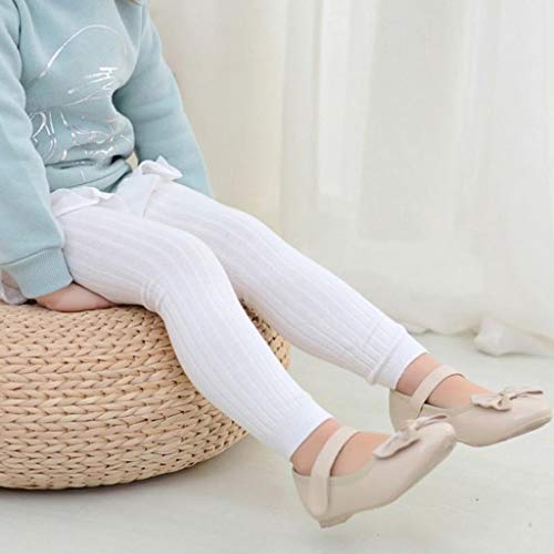 Baby Girls Tights Cable Knit Cotton Leggings Winter Warm Footless Stocking Ankle Length Pants for Kids3