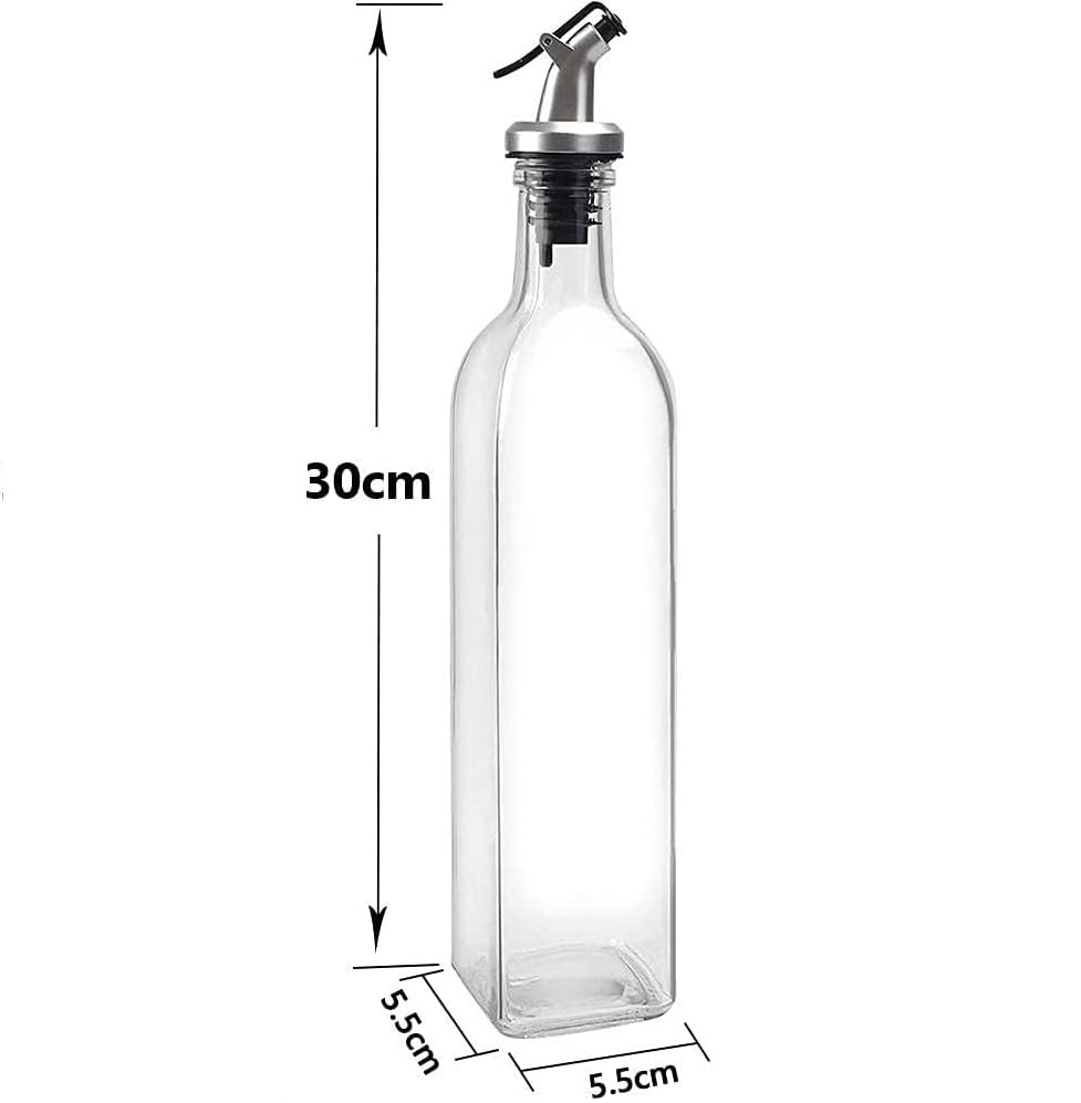 Image of COOLBIT 500ml Oil Dispenser Bottle -Pack Of 1,Cooking Kitchen Air Fryer BBQ Vinegar Soy Sauce.