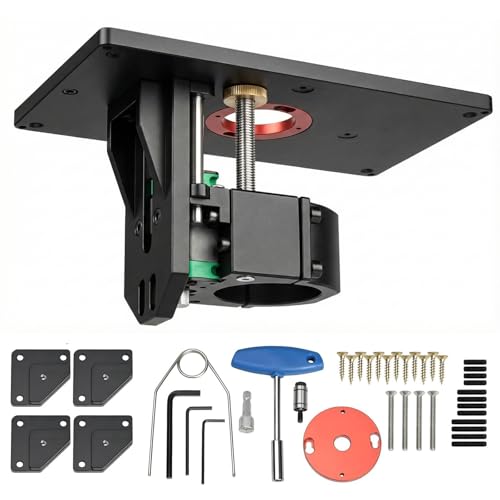 Oberfräsenhebetisch,frästisch für oberfräse,Router Tisch Lift Kit,Trimmmaschine Inverted Lifting Table Router Lift Invertiert Hubtisch Frästisch,für Holzbearbeitung für Kleine Trimmmaschinen