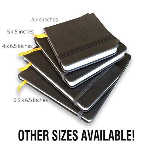 Field Artist 6.5 in. x 6.5 in. Square Watercolor Journal, Hardbound with 80 pgs. 200 GSM, Cold Press Paper - Thumbnail 4