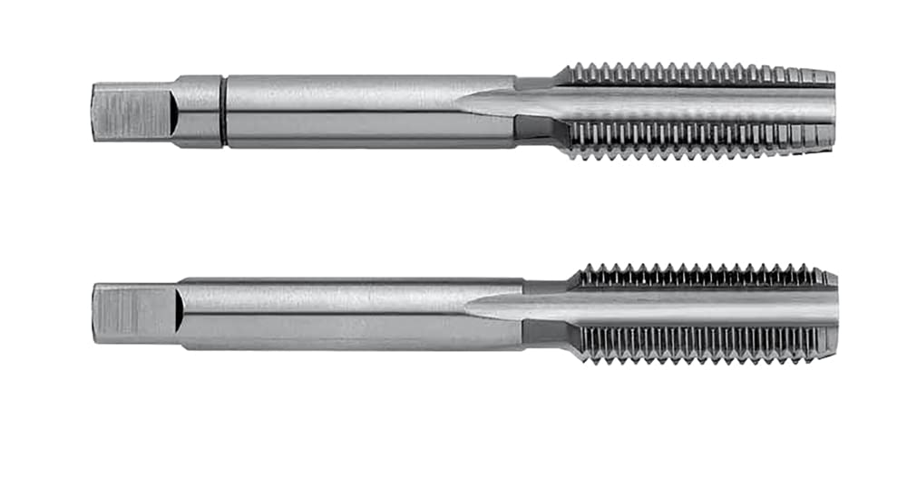 KS Tools 998.0400 - Set di 2 maschi per filettare a mano, passo gas Ø 1/8"