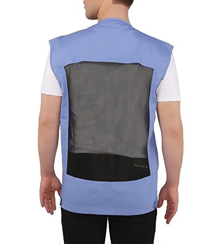 Image of ASHDAN Photographer Durable Vest. Sleeveless Regular Size Outdoor Expedition Jacket. Netted Ventilation