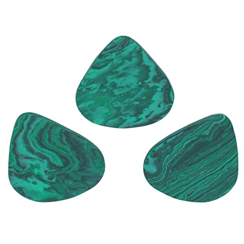 Médiators de guitare en malachite, 3 pièces médiators de guitare en malachite médiators épais médiators de guitare… - Les Beatles, Paul McCartney, John Lennon, RIngo Starr, George Harrison Médiators de guitare en malachite, 3 pièces médiators de guitare en malachite médiators épais médiators de guitare… – Image 6