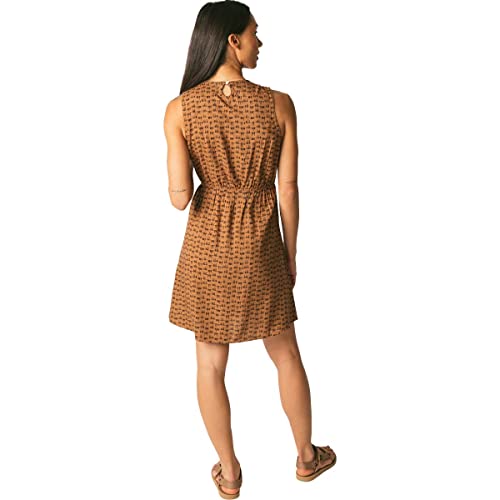 Kavu Simone Sleeveless V Neck Dress With Pockets - Jagged Terrain - Xs #TOP1