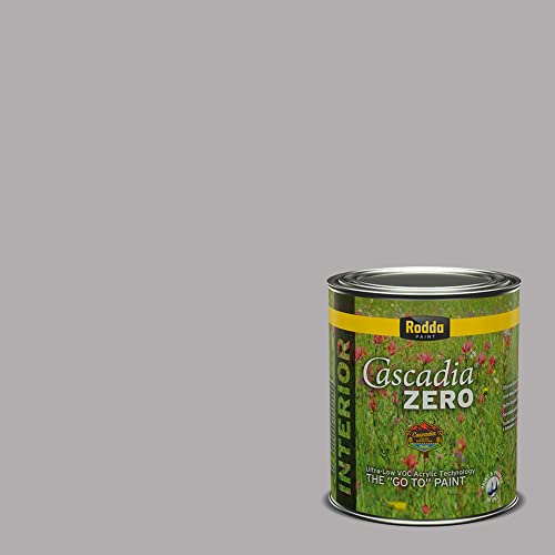 Rodda Paint CASCADIA ZERO Interior Semi-Gloss Paint & Primer in One, Quart, Tin Man