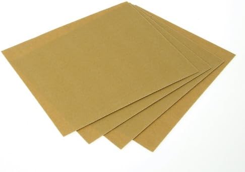 25 Sheets of 60 Grit Glass Paper - 280 x 230mm Sanding Sheets - M2