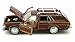 1979 Chrysler Lebaron Town & Country Wagon, Red with Woodie Siding Motormax 73331-1/24 Scale Diecast Model Car