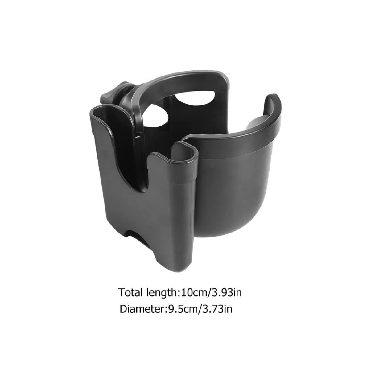 Toddmomy 1pezzi Portaborraccia per Passeggino in Abs con Porta Telefono e Porta Bicchieri Adatto Varie Aste Pratico per Viaggi