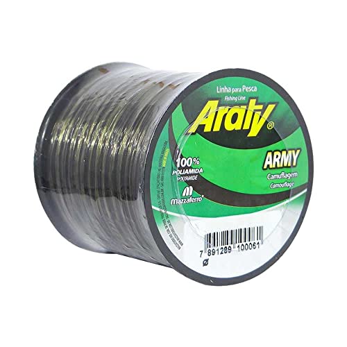 Linha de Monofilamento Araty Army Camuflada - Vários Tamanhos e Espessuras