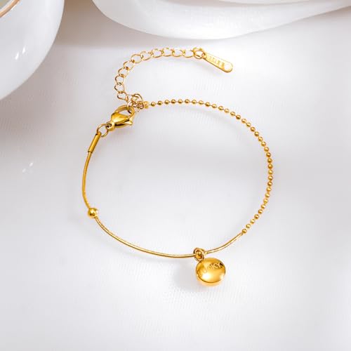 Image of Rubans Demi Fine Stainless Steel Bracelet Waterproof Gift for Women & Girls