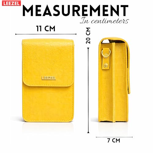 Image of LEEZEL Women's Girls Wallet Sling Bag for Mobile Cell Phone Holder
