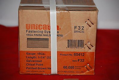 1 Case of 1-1/4" Galv. 18 Gauge Brads 12/Case for Senco,Bostitch,Grex,DeWalt