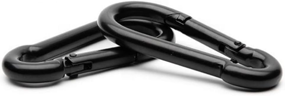 | 50 Pack and 100 Pack | Bulk Heavy Duty Carabiner Snap Clip Hooks |Black, Zinc and Stainless | Contractors, Gyms, Fitness Centers, Business, Industrial