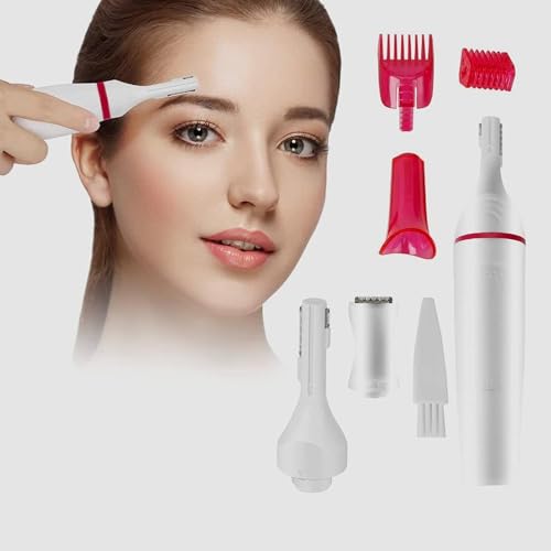 Afeitadora Eléctrica 2 en 1 para Mujer - Depiladora de Cejas Sin Dolor para Cara, Labios, Nariz, Piernas, Axilas y Bikini - imagen 7
