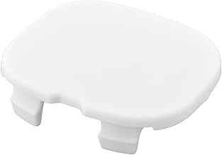Car Front Bumper Tow Hook Cover Cover Compatible with Smart Fortwo 453 2016-2018 White