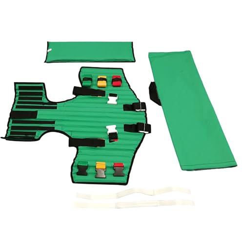 LBMED Dispositivo Extracción Plegable KED, Férula Pecho Y Espalda con Bolsa Transporte,fijación Eficaz, Utiliza Una Cómoda Almohadilla De Esponja Alta Densidad, para Rescate En Accidentes Tráfico