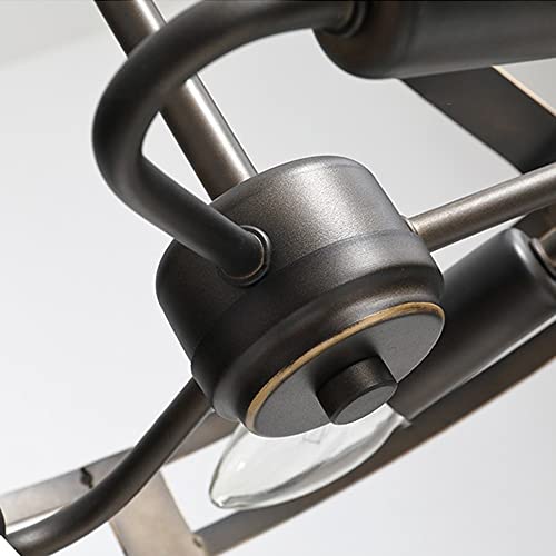 Luminaire suspendu américain à 3 pendentifs E14 et éclairage classique pour salon salle à manger - 3