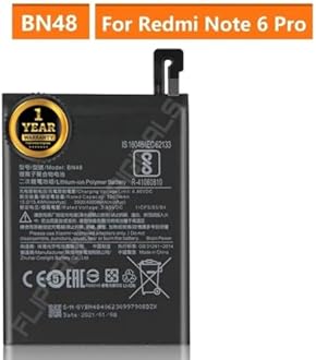 BN48 Battery for Redmi Note 6 pro Battery with 1 Year Warranty**** (A41)