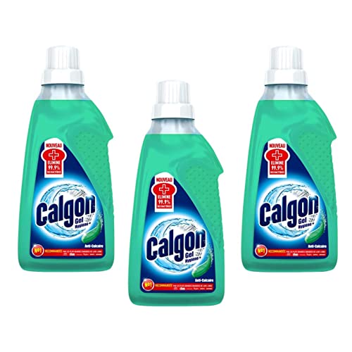 CALGON Lot de 3 3en1s Gel Hygiène Plus Anticalcaire Nettoyant pour Lave-linge - 750 ml Cover
