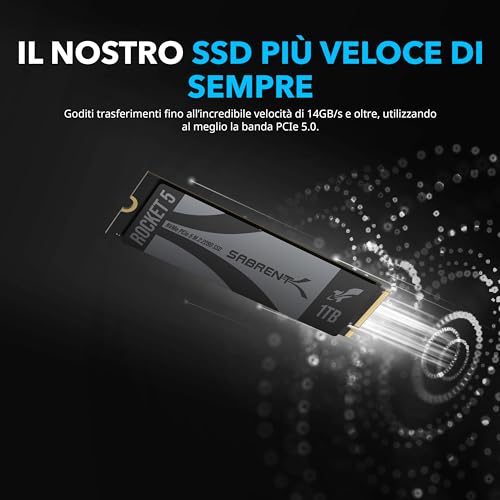 SSD Interno Rocket 5 [1TB] M.2 PCIe GEN 5 14GB/s X4 NVMe (SB-RKT5-1TB) - Hdd - Immagine 4