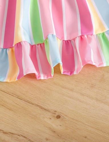 Image of SHRIMATE Apparels Summer Dress for Baby Girl /Frocks for Baby Girl /Baby Frocks Girl Poly Rayon /Casual Dress Short Flutter Sleeve