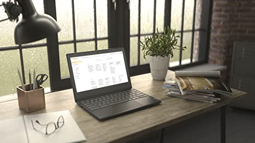 Lenovo 2022 Newest Lightweight Chromebook 3 11.6'' Hd Screen Laptop Business Student, Intel Celeron N4020 Dual-Core, Up To 2.8 Ghz, 4Gb Ram, 64Gb Emmc Storage, Wifi 5, Chrome Os +Marxsolcables, Black #TOP7