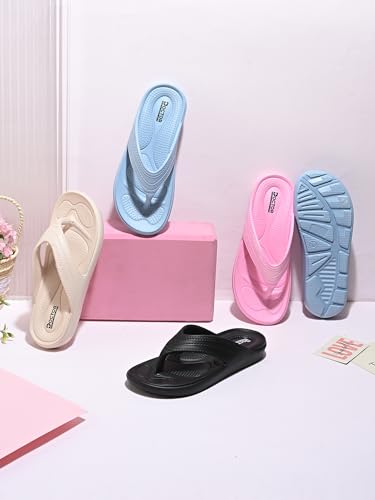 Image of DOCTOR HEALTH SUPER SOFT Women Soft EVA Flip Flops | Lightweight Cushioned Thong Slippers | Anti-Slip Comfortable Everyday Wear Sandals for Indoor Outdoor Use