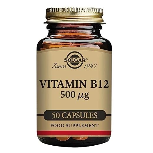 Solgar Vitamina B12 500 µg Cápsulas Vegetales - Envase De, 50 cápsulas