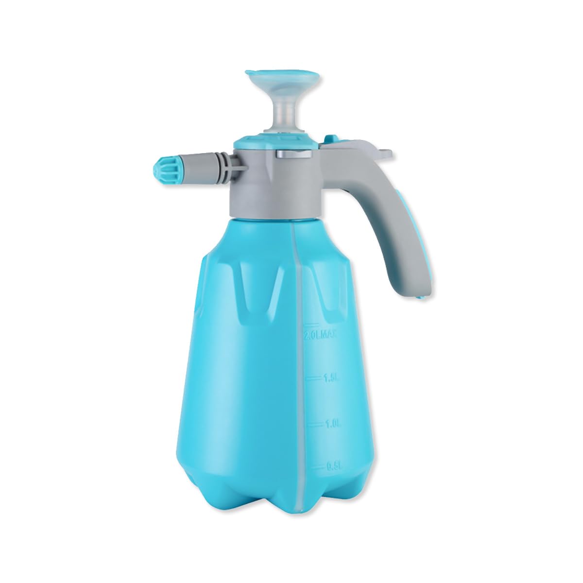 Drucksprüher,2L Sprühflasche Pflanzen mit Verstellbarem Düsenkopf,Tragbare Pumpsprühflasche zum Sprühen von Wasser,Dünger,Herbiziden,Pestiziden,Reinigungsmitteln