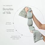 Nodpod Gentle Pressure Silk Sleep Mask | Patented Light Blocking Design for Sleeping, Travel & Relaxation | Bead Filled, Machine Washable (Willow) - Image 5