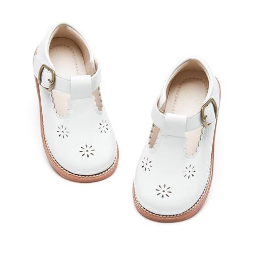 Image of PHIRAMIN Toddler Girl Mary Jane Dress Shoes-Little Girl School Uniform Shoes for Wedding Party