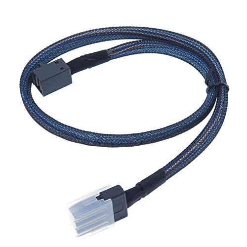 EDIMS Internal Mini SAS 4i SFF-8087 to Mini SAS High Density HD SFF-8643 Cable for Internal Hosts and Devices,3.3FT