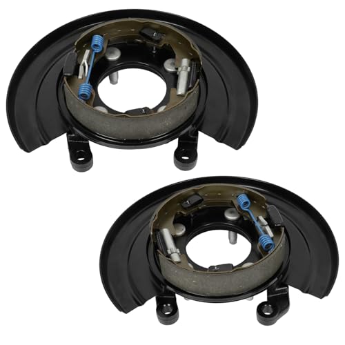 Image of SCITOO 926-272 926-273 Brake Backing Plate Rear Left & Right | For Ford For F-250 Super Duty 2005-2010,For Ford For F-350 Super Duty 2005-2012,For Ford For F-450 Super Duty 2011-2012 2PCS