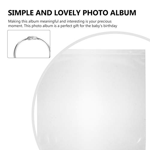 TOYANDONA Álbum de fotos de madeira para bebês