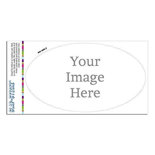 Graphics And More Self-Eez(Tm) Custom Personalized Euro Oval Slap-Stickz(Tm) Premium Sticker #TOP10