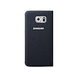 Samsung Flip Wallet - Funda oficial de tela para Samsung Galaxy S6, color negro
