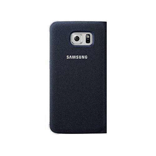 Samsung Flip Wallet - Funda oficial de tela para Samsung Galaxy S6, color negro