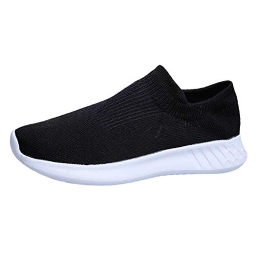 Zapatos para Corror Mujer Zapatillas de Deportiva Slip on Huecos Sneakers para Caminar Walking Calzado Malla Transpirables Loafer Ligeros Mocasines Verano
