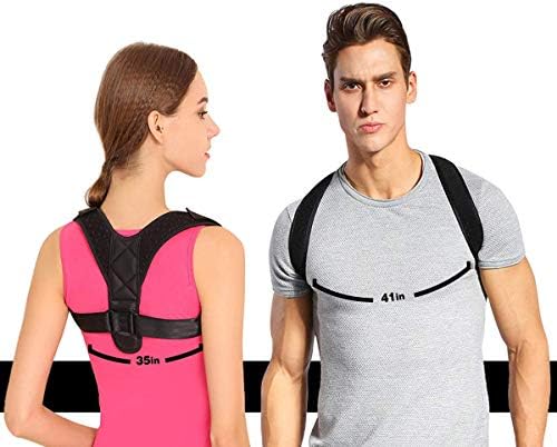 Taisk Back Posture Corrector Spinal Support, Posture Corrector Back and Shoulder Support Brace for Women and Men for Thoracic Kyphosis and Shoulder - Neck Pain Relief