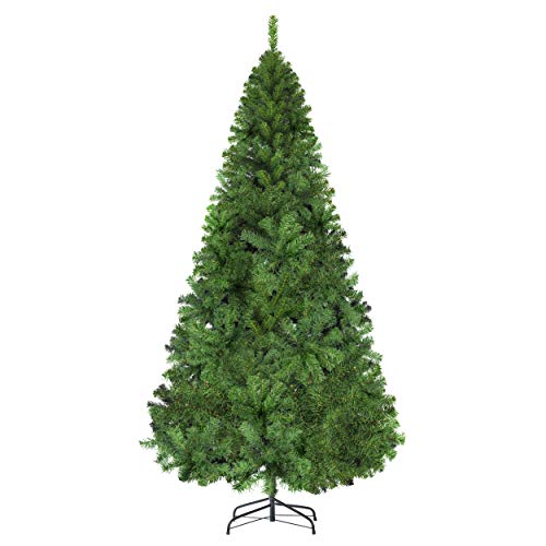 LUTER 7.5 Ft Artificial Christmas Tree Spruce Hinged Xmas Tree Christmas Decorations