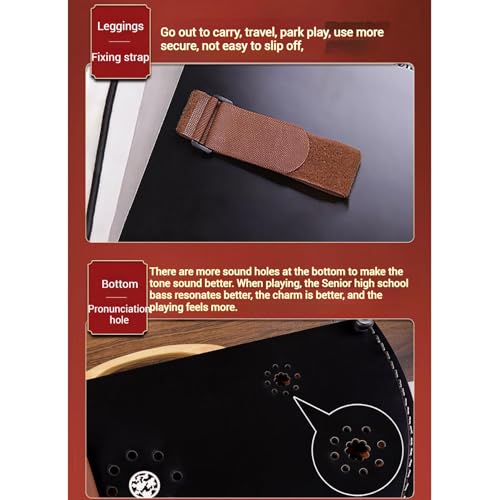 Entrenador de dedos Guzheng de 21 cuerdas con accesorios completos y mochila para principiantes, adultos, niños y prácticas y exámenes