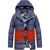 Todas las ocasiones: material aislado para que use de muchas maneras con un movimiento sin restricciones. Chaqueta con calefacción perfecta para el viaje diario, caminando a su perro en el aire enérgico.