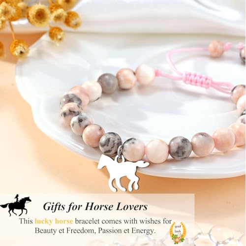 Horse Gifts for Girls Horse Bracelets Birthday Christmas Gifts for Girls Horse Lover Daughter Granddaughter Niece4
