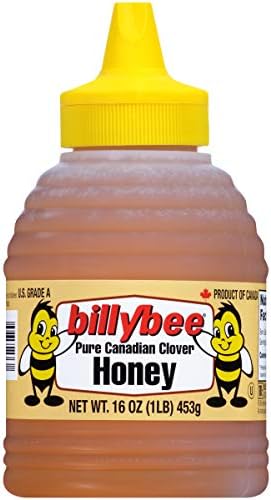 Billy Bee Pure Canadian Clover Honey, 16 oz (Pack of 6)