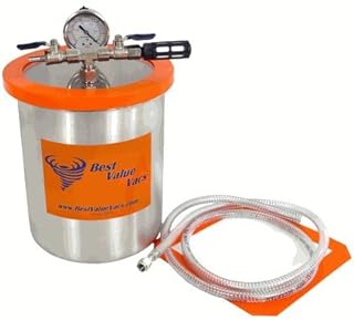 1.5 Gallon Best Value Vacs Stainless Steel Vacuum & Degassing Chamber (Assembled in USA, with Warranty) *FREE SHIPPING*