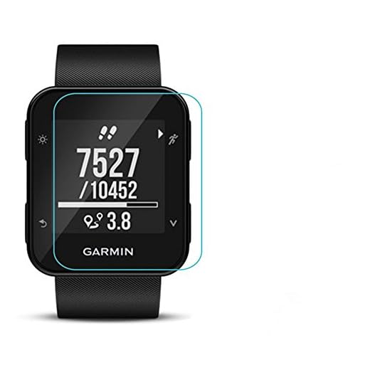 Distinct® HD härdat glas klocka skärmskydd för Garmin Forerunner 35