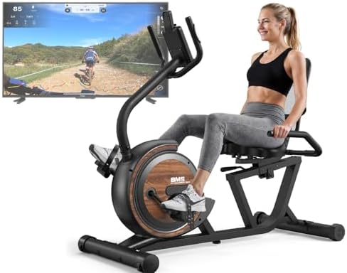 Home Recumbent Exercise Bike - With 16 Adjustable Resistance Leve...